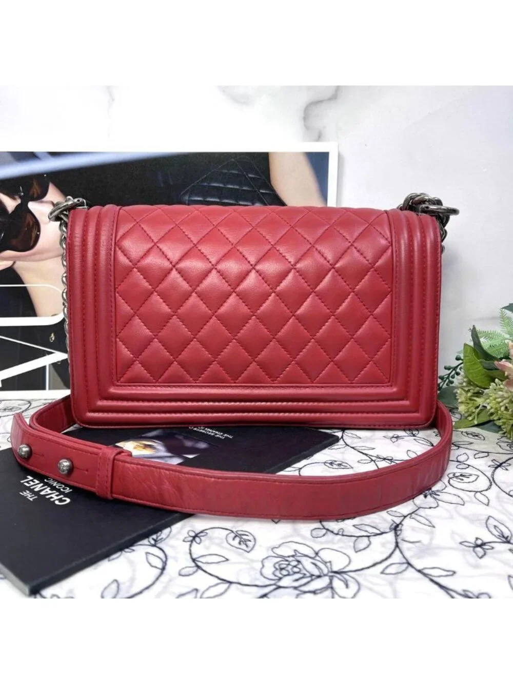 Chanel Boy Chain Shoulder Quilted